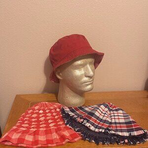 Red Bucket Sunhats Vintage (3)